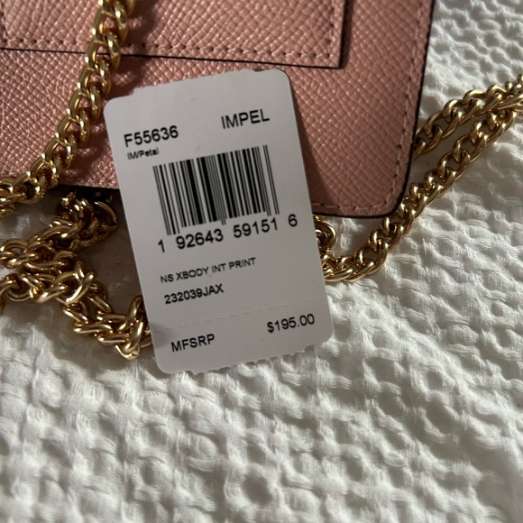 Coach cell phone bag with gold chain strap - Picture 4 of 4